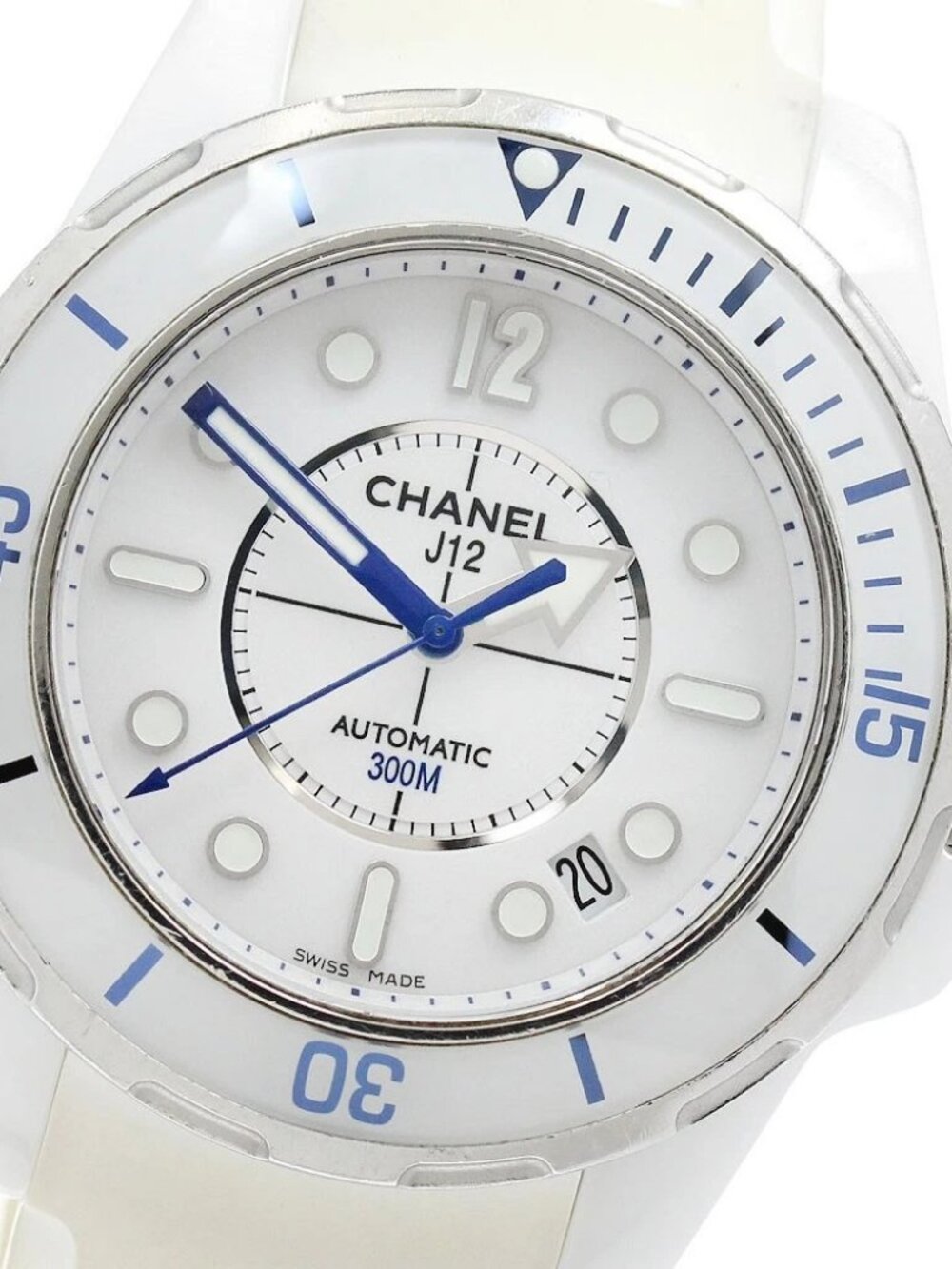 CHANEL J12 Marine H2560 Date White Ceramic white Dial Automatic Men's_960193